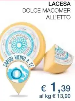 Coop Radenza Lacesa dolce macomer offerta