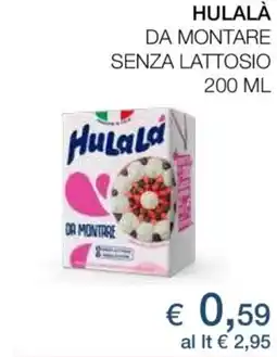 Hulalà da montare senza lattosio