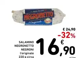 Spazio Conad Salamino negronetto negroni l'originale circa offerta