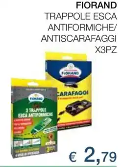 Coop Radenza Fiorand trappole esca antiformiche/ antiscarafaggi offerta