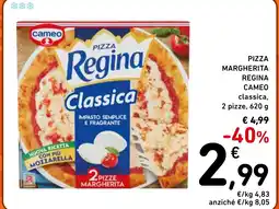 Spazio Conad Pizza margherita regina cameo classica, 2 pizze, offerta