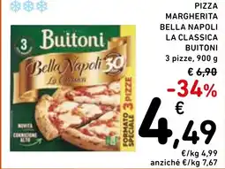 Spazio Conad Pizza margherita bella napoli la classica buitoni 3 pizze, offerta