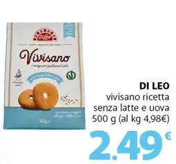 Famila Superstore DI LEO vivisano ricetta senza latte e uova offerta