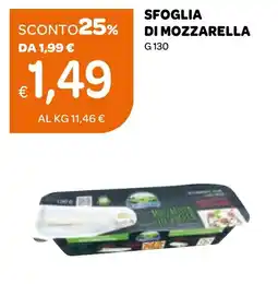 Ekom Sfoglia di mozzarella offerta