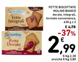 Spazio Conad Fette biscottate mulino bianco offerta