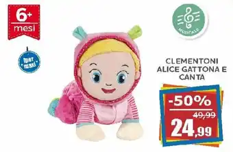 Happy Casa Clementoni Alice Gattona e Canta offerta
