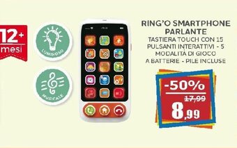 Happy Casa Ring'o Smartphone Parlante offerta
