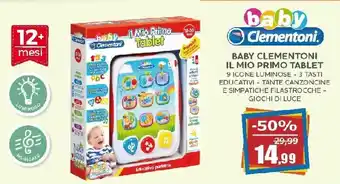 Happy Casa Baby Clementoni Il Mio Primo Tablet offerta