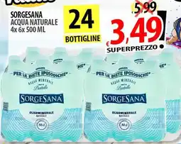 Il Genio Supermercato Sorgesana acqua naturale offerta