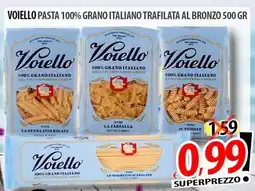 Il Genio Supermercato Voiello pasta 100% grano italiano trafilata al bronzo offerta