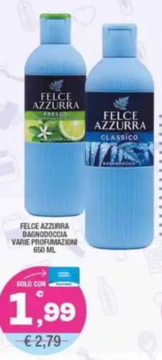 Splendidi e Splendenti Felce azzurra bagnodoccia varie profumazioni offerta