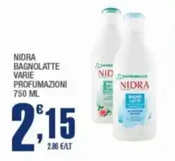Splendidi e Splendenti Nidra bagnolatte varie profumazioni offerta