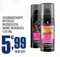 Schwarzkopf ritocco ricrescita varie nuances
