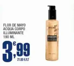 Splendidi e Splendenti Flor de mayo acqua corpo illuminante offerta