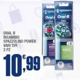 Oral b ricambio spazzolino power vari tipi