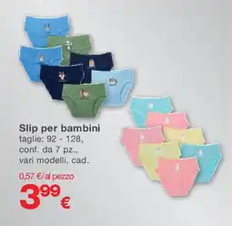 KiK Slip per bambini offerta