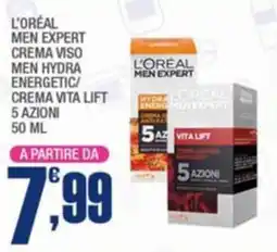 Splendidi e Splendenti L'oréal men expert crema viso men hydra energetic/ crema vita lift 5 azioni offerta