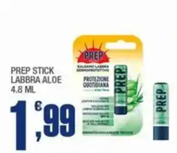 Splendidi e Splendenti Prep stick labbra aloe offerta