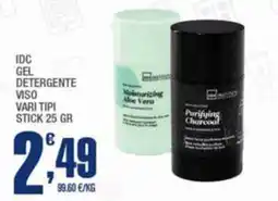 Splendidi e Splendenti Idc gel detergente viso vari tipi stick offerta