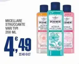 Splendidi e Splendenti Acqua alle rose micellare struccante vari tipi offerta