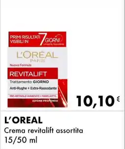 Iper Tosano L'OREAL Crema revitalift assortita offerta