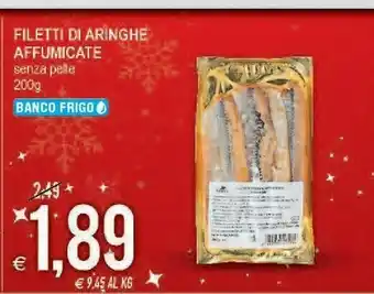 Filetti di aringhe affumicate senza pelle