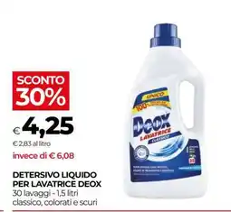 Coop Detersivo Liquido per Lavatrice Deox offerta