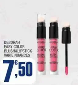 Deborah easy color blush&lipstick varie nuances