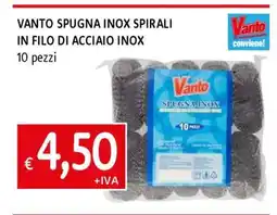 Famila VANTO SPUGNA INOX SPIRALI IN FILO DI ACCIAIO INOX offerta