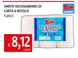 Famila VANTO ASCIUGAMANO DI CARTA A ROTOLO offerta