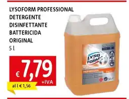 Famila LYSOFORM PROFESSIONAL DETERGENTE DISINFETTANTE BATTERICIDA ORIGINAL offerta