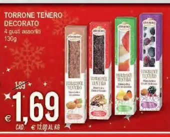 Torrone tenero decorato