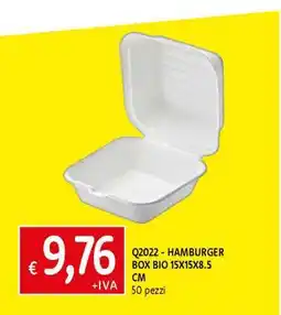 Famila Q2022 - HAMBURGER BOX BIO offerta