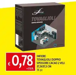 Famila INFIERE TOVAGLIOLI DOPPIO SPESSORE CACAO 2 VELI offerta