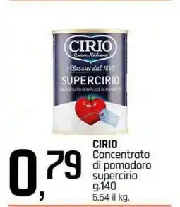 Famila CIRIO Concentrato di pomodoro supercirio offerta