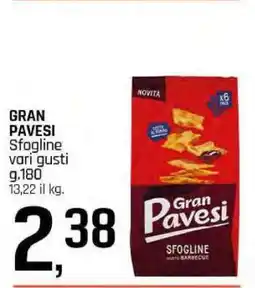 Famila GRAN PAVESI Sfogline vari gusti offerta