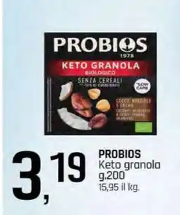 Famila PROBIOS Keto granola offerta