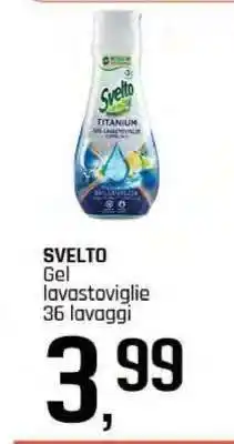 Famila SVELTO Gel lavastoviglie 36 lavaggi offerta