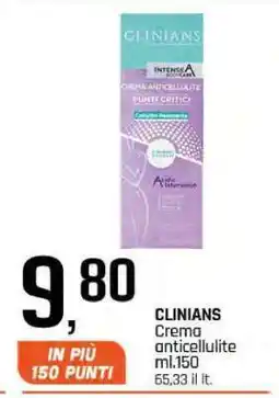 Famila CLINIANS Crema anticellulite offerta