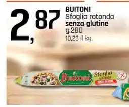 Famila BUITONI Sfoglia rotonda senza glutine offerta