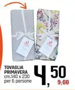 Famila TOVAGLIA PRIMAVERA offerta