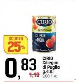 Famila CIRIO Ciliegini di Puglia offerta
