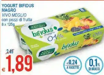 Yogurt bifidus magro