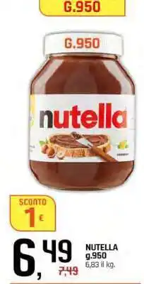 Famila NUTELLA g.950 offerta