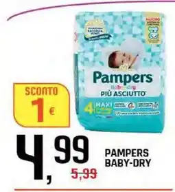 Famila Pampers Baby Dry offerta