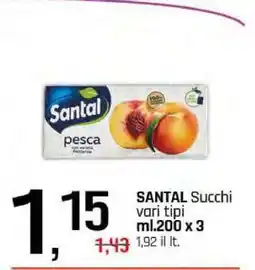 Famila Santal Succhi Vari Tipi offerta