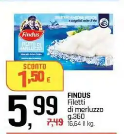 Famila Findus Filetti di Merluzzo offerta
