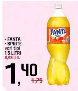 Famila FANTA, SPRITE vari tipi offerta