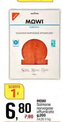 Famila MOWI Salmone norvegese affumicato offerta