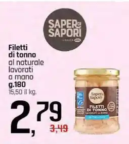 Famila Filetti di tonno al naturale lavorati a mano offerta